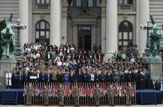 The youngest officers of the Serbian Armed Forces promoted