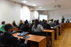 Lecture by the Defence Minister at the Diplomatic Academy