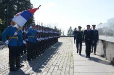 Поводом Дана Војске Србије министар Гашић положио венац на Авали