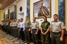 Reception for athletes of the Serbian Armed Forces