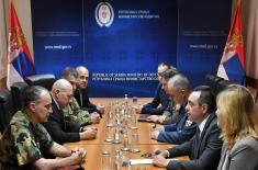 Састанак министра Вулина и делегације "Балканског скока пријатељства 2019" 