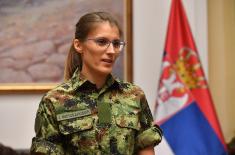 Reception for athletes of the Serbian Armed Forces