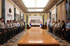 Reception for athletes of the Serbian Armed Forces