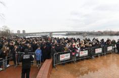 Minister Vučević Attends Commemoration of 82nd Anniversary of Pogrom in “Novi Sad Raid”