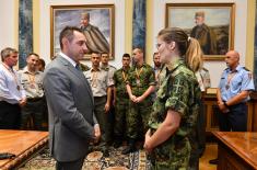 Reception for athletes of the Serbian Armed Forces