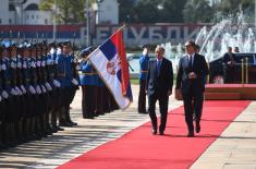 Predsednik Vučić dočekao predsednika Erdogana