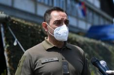 Minister Vulin in Sjenica: As long as there is a risk of infection, the Serbian Armed Forces will be there to help Sjenica, Tutin and Novi Pazar