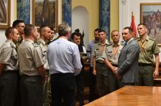 Reception for athletes of the Serbian Armed Forces