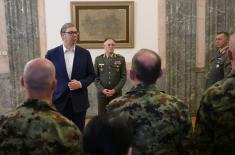 Prijem za pripadnike Vojske Srbije koji su učestvovali u mirovnoj misiji u Libanu 