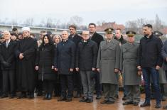 Minister Vučević Attends Commemoration of 82nd Anniversary of Pogrom in “Novi Sad Raid”