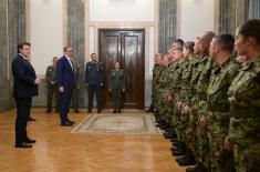 Prijem za pripadnike Vojske Srbije koji su učestvovali u mirovnoj misiji u Libanu 