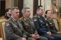 Prijem za pripadnike Vojske Srbije koji su učestvovali u mirovnoj misiji u Libanu 