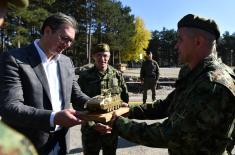 Председник Вучић: Војска Србије увек је била одраз снаге Србије 