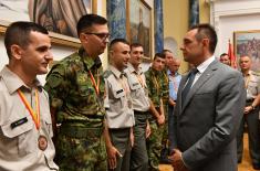 Reception for athletes of the Serbian Armed Forces