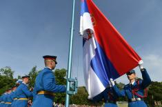 Počasna paljba na Kalemegdanu povodom Dana pobede