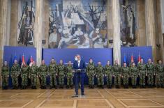 Prijem za pripadnike Vojske Srbije koji su učestvovali u mirovnoj misiji u Libanu 