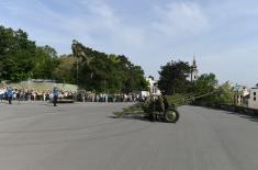 Victory Day Gun Salute on Kalemegdan Fortress