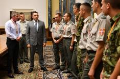 Reception for athletes of the Serbian Armed Forces