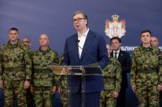 Prijem za pripadnike Vojske Srbije koji su učestvovali u mirovnoj misiji u Libanu 