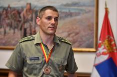 Reception for athletes of the Serbian Armed Forces