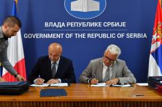 Agreements in the Field of Defence Signed with Representatives of France