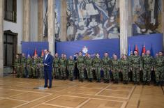Prijem za pripadnike Vojske Srbije koji su učestvovali u mirovnoj misiji u Libanu 