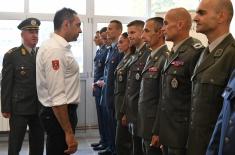 Minister of Defense visited military athletes’ final preparations ahead of the Military World Games