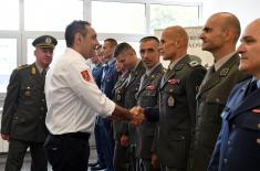 Minister of Defense visited military athletes’ final preparations ahead of the Military World Games