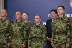 Prijem za pripadnike Vojske Srbije koji su učestvovali u mirovnoj misiji u Libanu 