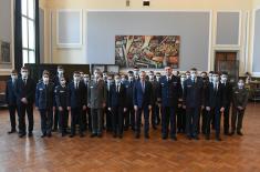 Minister Stefanović attends celebration of St. Sava Day at Military Grammar School