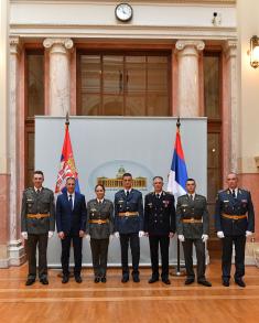 Youngest Serbian officers promoted