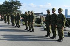 Gun salutes fired in Kalemegdan to mark Serbian Armed Forces Day