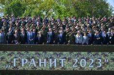 Održan prikaz sposobnosti Vojske Srbije „Granit 2023“