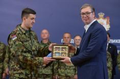 Prijem za pripadnike Vojske Srbije koji su učestvovali u mirovnoj misiji u Libanu 
