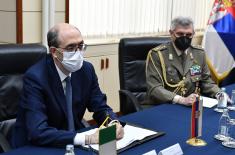 Minister Stefanović meets with Italian Ambassador H.E. Carlo Lo Cascio
