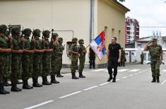 Minister Vulin Visiting the 4th Army Brigade