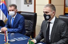 Minister Stefanović meets with Italian Ambassador H.E. Carlo Lo Cascio