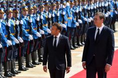 Visit from the President of French Republic Macron to the Republic of Serbia