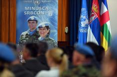 Svečani ispraćaj kontingenta Vojske Srbije u misiju UN u Centralnoafričkoj Republici 