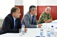 Minister Vulin Visiting the 4th Army Brigade