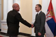 Meeting between Minister Stefanović and Adjutant General of Ohio National Guard