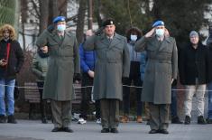 Gun salute fired on Statehood Day