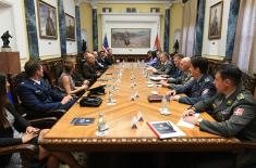 Meeting between Minister Stefanović and Adjutant General of Ohio National Guard