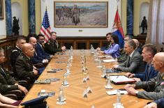 Meeting between Minister Stefanović and Adjutant General of Ohio National Guard