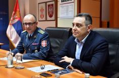 Minister of Defence meets UNICEF Representative in Serbia