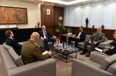 Minister Vučević Meets Head of EU Delegation Giaufret