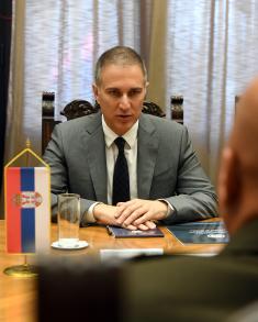 Meeting between Minister Stefanović and Adjutant General of Ohio National Guard