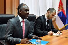 Minister of Defence meets UNICEF Representative in Serbia