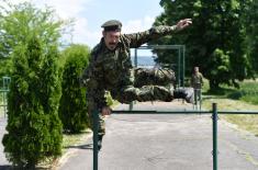 Minister Stefanović on set of “Soldier for a Day“