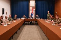 Minister Vulin and General Mojsilović with Participants of the Exercise REGEX 2018